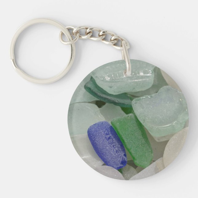 Porte-clefs Verre de plage pâle (Devant)