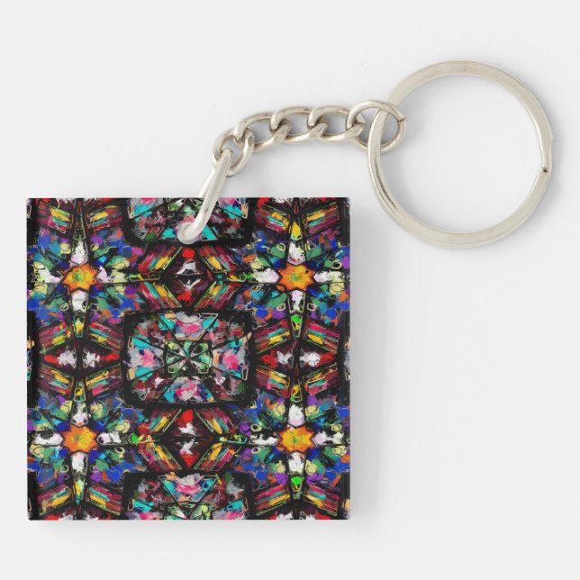 Porte-clefs Verre verni équatorien (Dos)