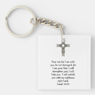Porte-clefs Versets de la Bible Citation Inspirationnelle Isaï