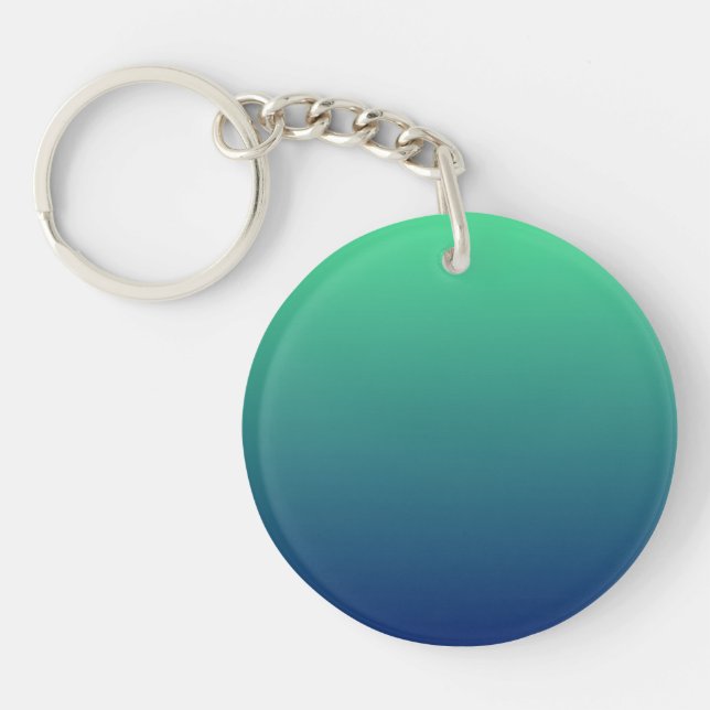 Porte-clefs Vert et bleu foncé (Devant)
