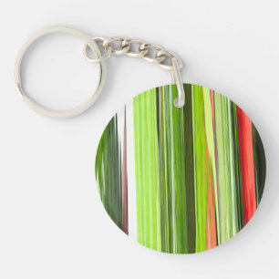 Porte-clefs Vert vertical Abstrait 422