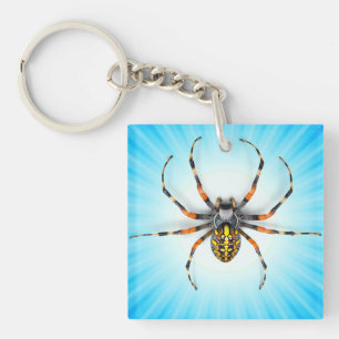 Porte-clefs Veste en jean Close-up Spider Isolated-23983