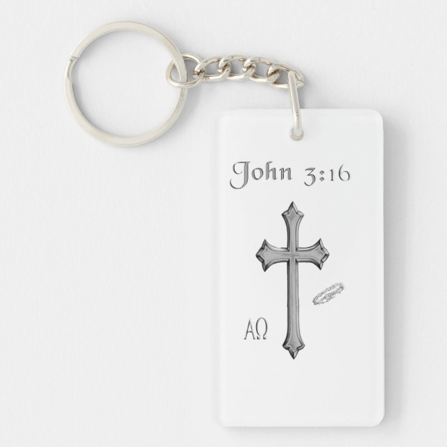 Porte-clefs Vêtements de John 3:16 (Devant)