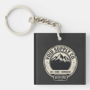 Porte-clefs Vêtements de rue de Void Supply Co Logo Extérieur 