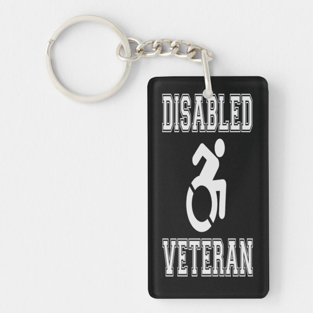 Porte-clefs Vétérinaire handicapé (Devant)