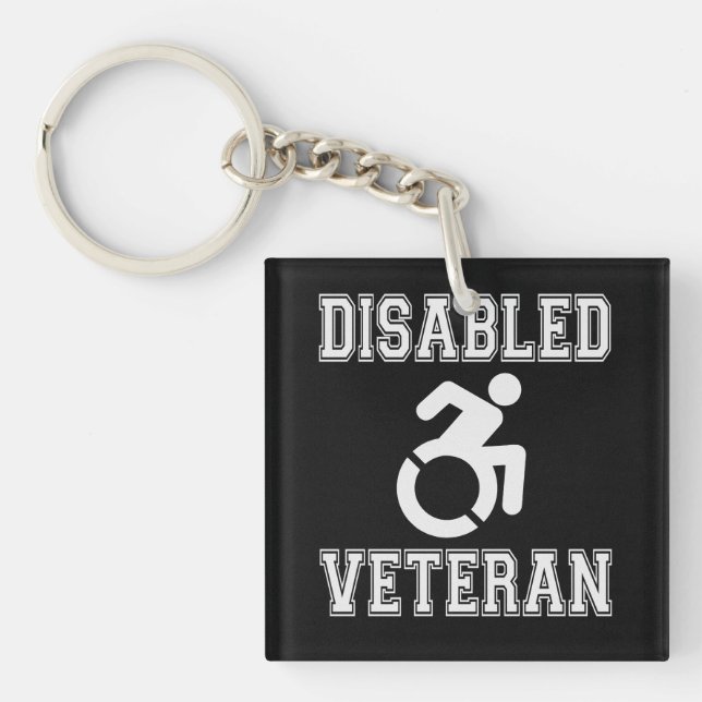 Porte-clefs Vétérinaire handicapé (Devant)