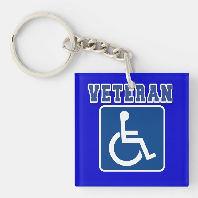 Porte-clefs Vétérinaire handicapé handicapé (Devant)