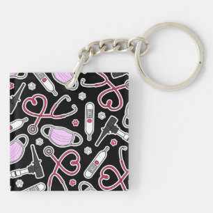Porte-clefs Vétérinaire mignon/amour vétérinaire de techni
