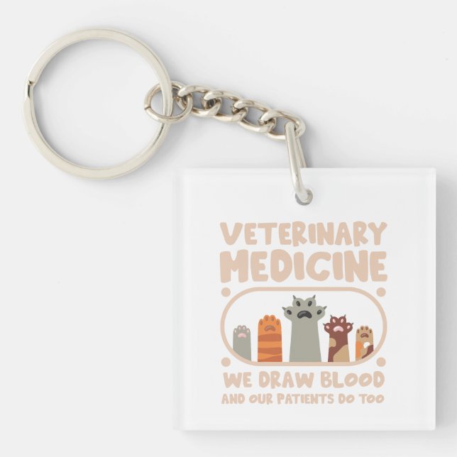 Porte-clefs Veterinary Medicine funnu pet (Devant)