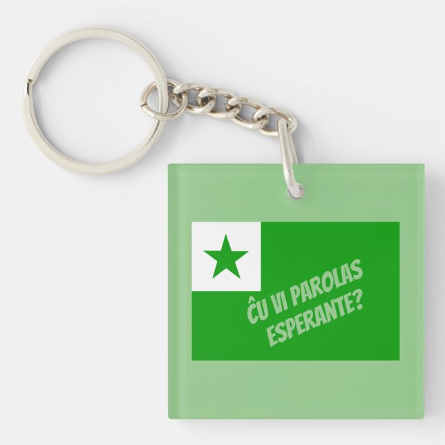 Porte-clefs ← vi parolas Esperante ? (Devant)