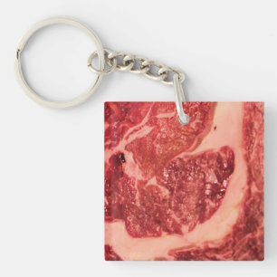 Porte-clefs Viande Rouge Crue de Qualité Supérieure   Photo Ma