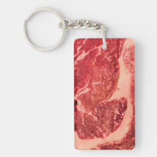 Porte-clefs Viande Rouge Crue de Qualité Supérieure   Photo Ma