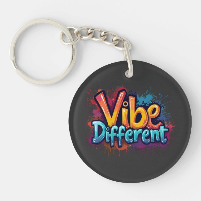 Porte-clefs Vibe Différent (Devant)