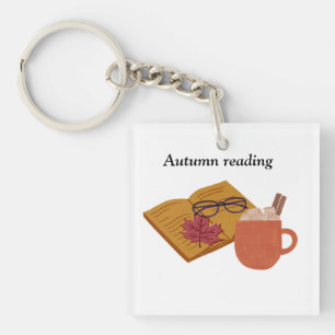 Porte-clefs Vibes Confortables Automne - Cocos Chauds, Livres 
