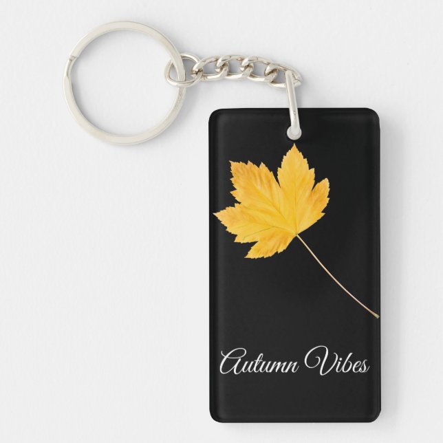 Porte-clefs Vibes d'automne (Devant)