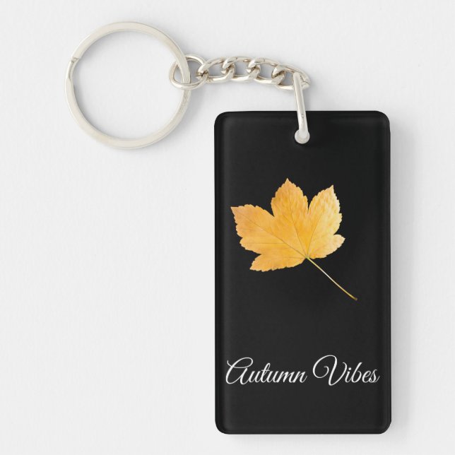 Porte-clefs Vibes d'automne (Devant)