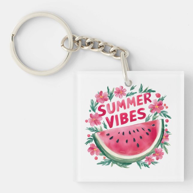 Porte-clefs Vibes d'été (Devant)