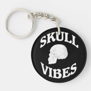 Porte-clefs Vibes du crâne