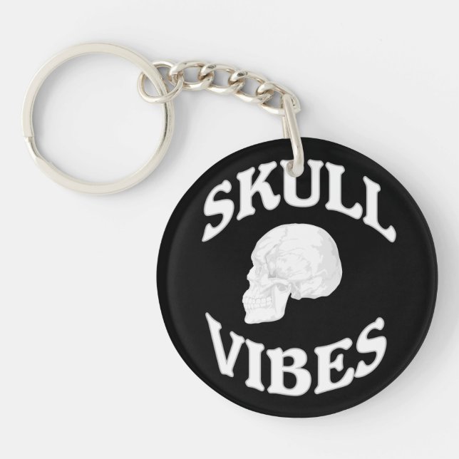 Porte-clefs Vibes du crâne (Devant)