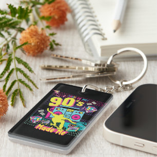 Porte-clefs Vibes Retro, Hip hop des années 90, m'a fait