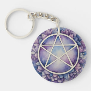Porte-clefs Vibes violettes
