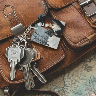 Porte-clefs Victorien Steampunk Hiver Libellule Clé Gothique
