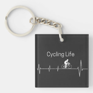 Porte-clefs Vie cyclable, Heartbeat personnalisable
