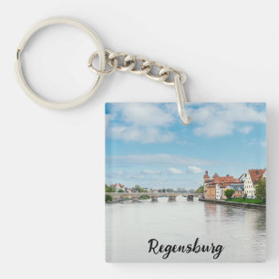 Porte-clefs Vieille ville historique de Ratisbonne, Allemagne