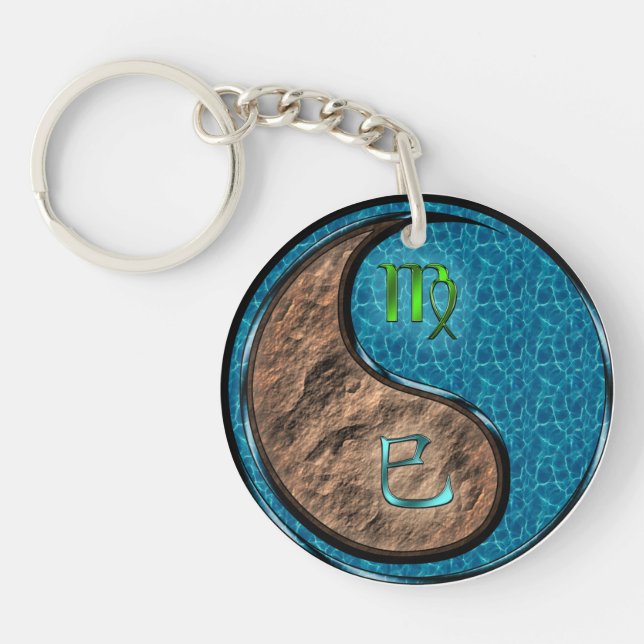 Porte-clefs Vierge et serpent d'eau (Devant)
