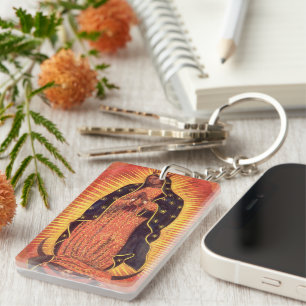 Porte-clefs Vierge Marie de la religion vintage Notre-Dame de