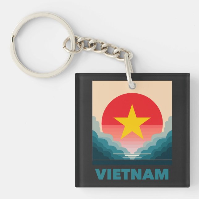Porte-clefs Vietnam Asie du Sud-Est (Devant)