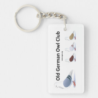 Porte-clefs Vieux porte - clé allemand de club de hibou
