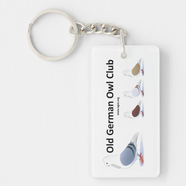 Porte-clefs Vieux porte - clé allemand de club de hibou (Devant)