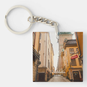 Porte-clefs Vieux Town, Stockholm, Suède Souvenir