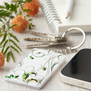 Porte-clefs Vignes vert jaune