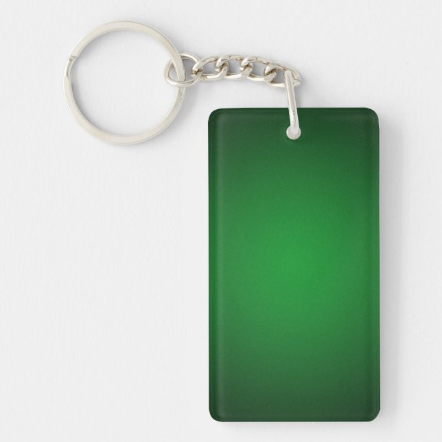 Porte-clefs Vignette cool Grainy vert-noir (Devant)