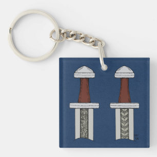 Porte-clefs Viking Sword Motif Welding