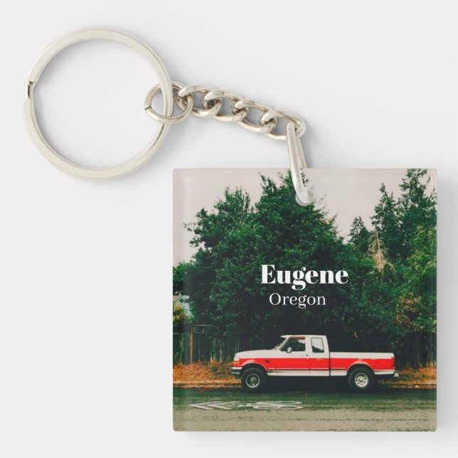 Porte-clefs Ville universitaire d'Eugene - Oregon (Devant)