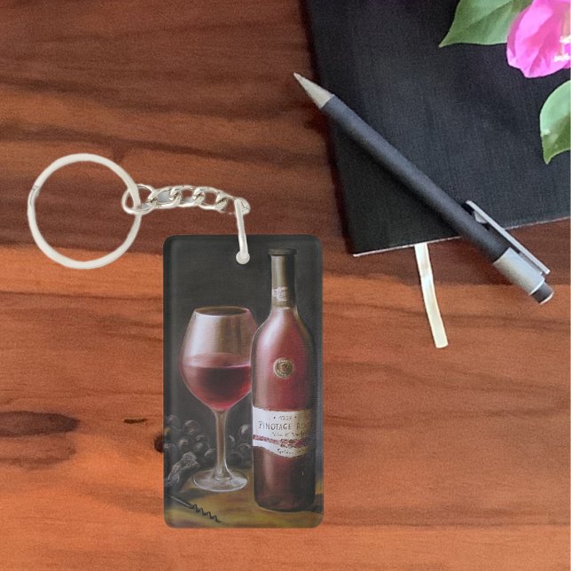 Porte-clefs Vin rouge (Créateur téléchargé)