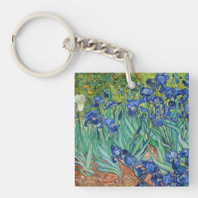 Porte-clefs Vincent Van Gogh - Iris (Devant)