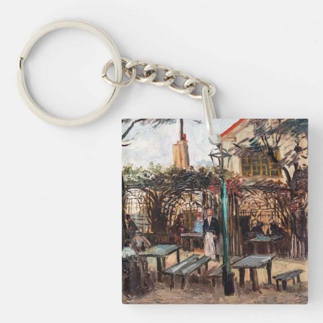 Porte-clefs Vincent Van Gogh - La Guinguette sur Montmartre (Devant)