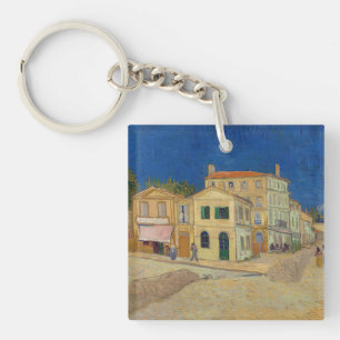 Porte-clefs Vincent van Gogh - La Maison Jaune / La Rue
