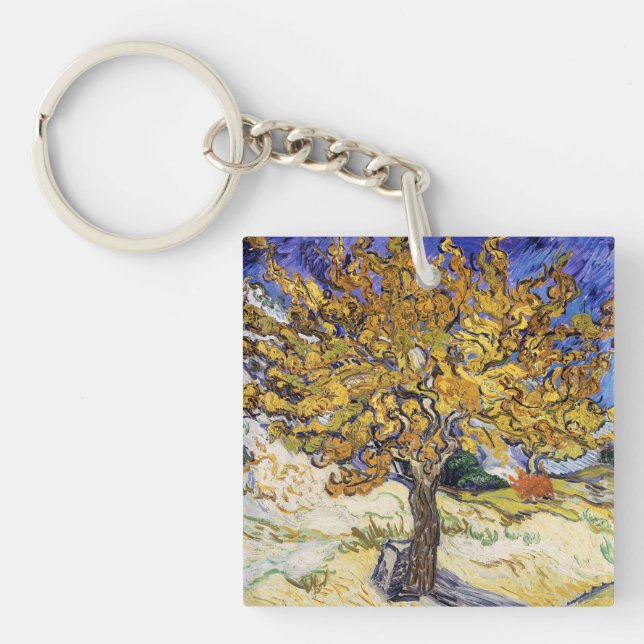 Porte-clefs Vincent van Gogh - Le Mûrier (Devant)