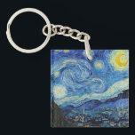 Porte-clefs Vincent Van Gogh Nuit d'art Vintage<br><div class="desc">Vincent Van Gogh Nuit de nuit Vintage Art nouveau Porte - clé</div>