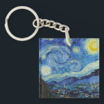 Porte-clefs Vincent Van Gogh Nuit d'art Vintage<br><div class="desc">Vincent Van Gogh Nuit de nuit Vintage Art nouveau Porte - clé</div>