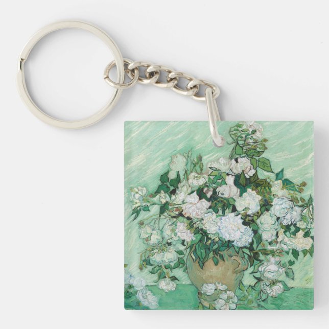 Porte-clefs Vincent van Gogh - Roses (Devant)