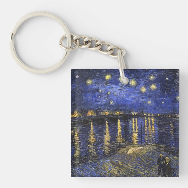 Porte-clefs Vincent Van Gogh Starry Night Over The Rhone (Devant)