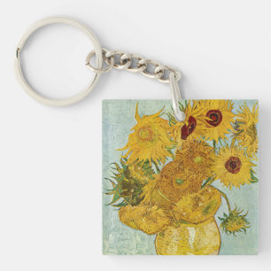 Porte-clefs Vincent Van Gogh - Vase avec douze tournesols