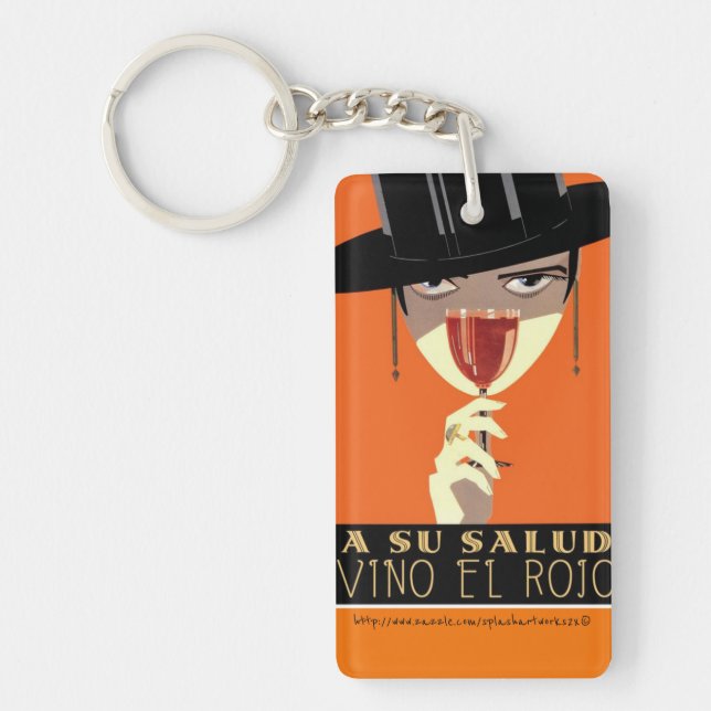 Porte-clefs "Vino El Rojo" (Devant)