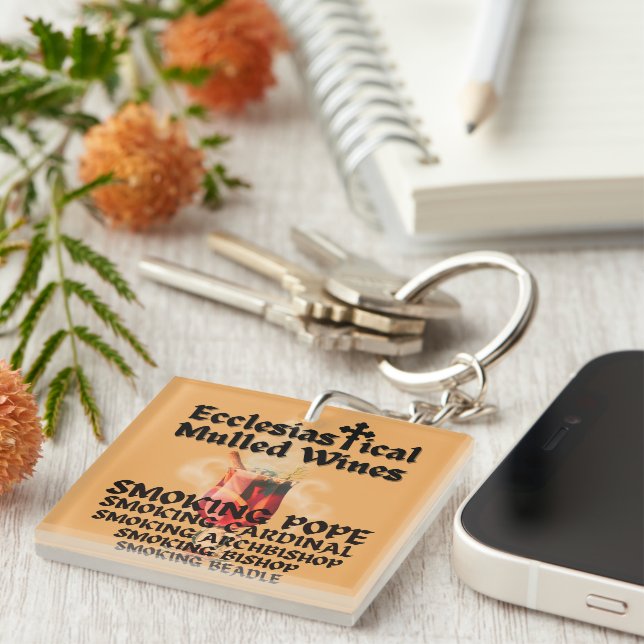 Porte-clefs Vins Ecclésiastiques Multiculés (Devant Droit)